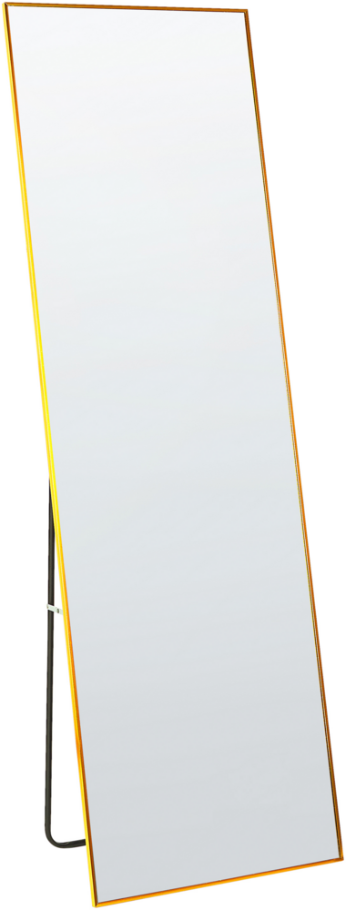 Standspiegel BEAUVAIS 156 cm Metall Gold Bild 1