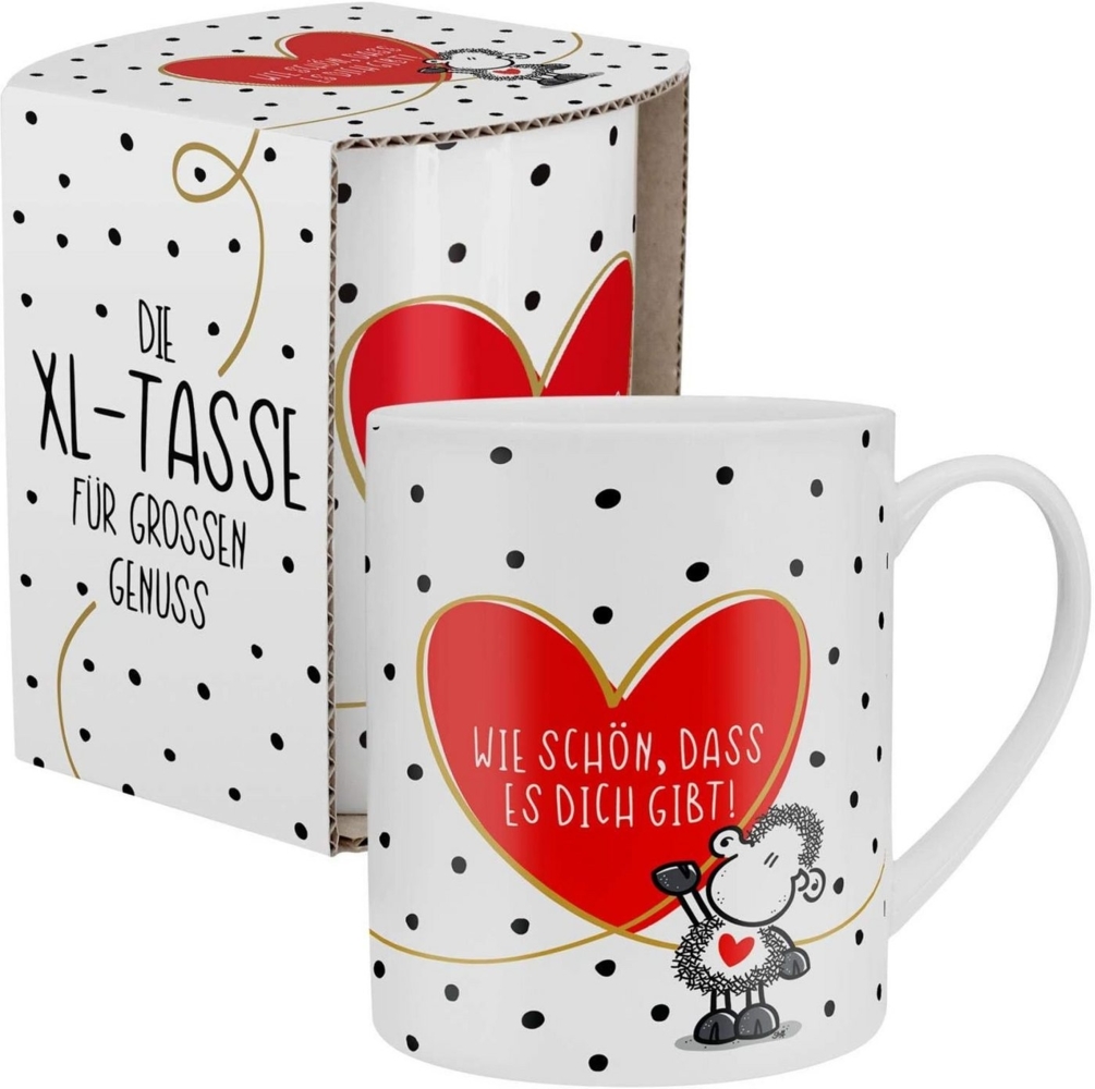 Tasse Tee- Kaffeetasse Kaffeebecher Geschenk XL 60cl Sheepworld GIBT 046219 Bild 1