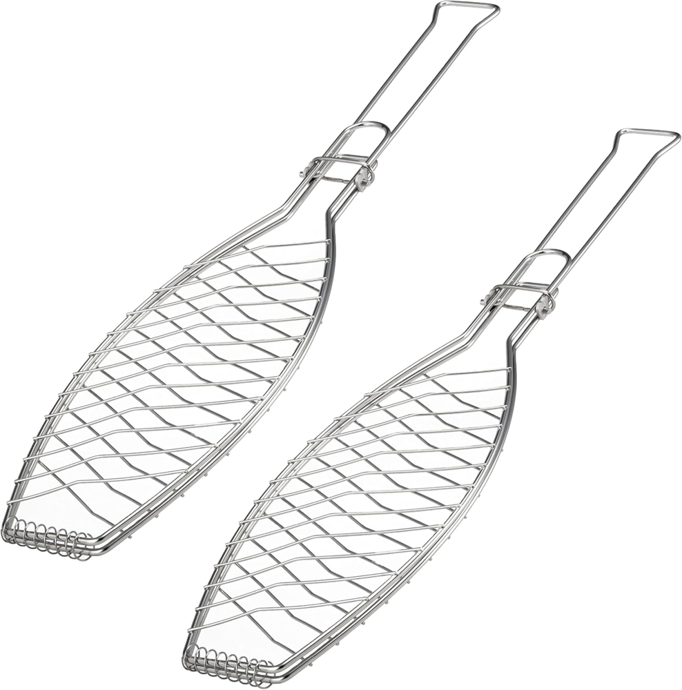 Fischgriller, klappbarer Griff / Fischbräter Bild 1