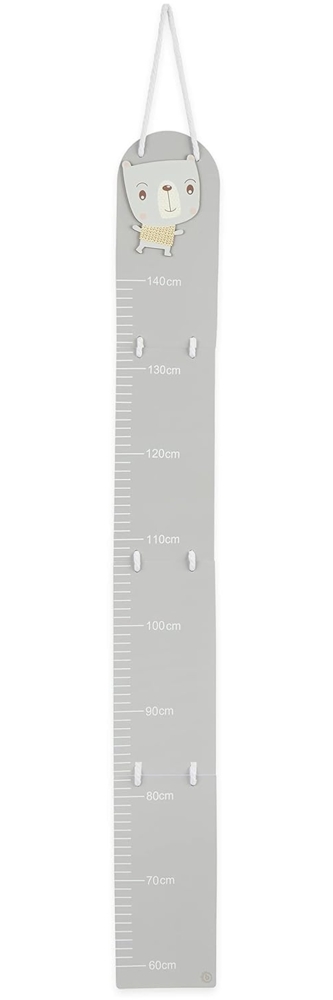 Bieco Holz Messlatte Kinder Katze Skala 0,6-1,4m | Messlatte Kind Holz | Wand Holz Dekoration | Massband Kinder | Kinder Messlatte Holz | Holz Meter | Messlatte Mädchen & Junge | Messlatte Kind Bild 1