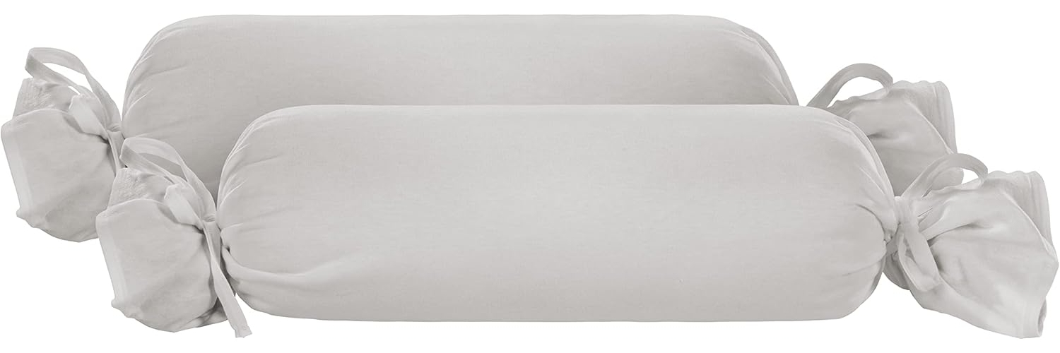 biberna Feinjersey-Kopfkissenbezug, sturmgrau, 2 x 15 x 40 cm Bild 1