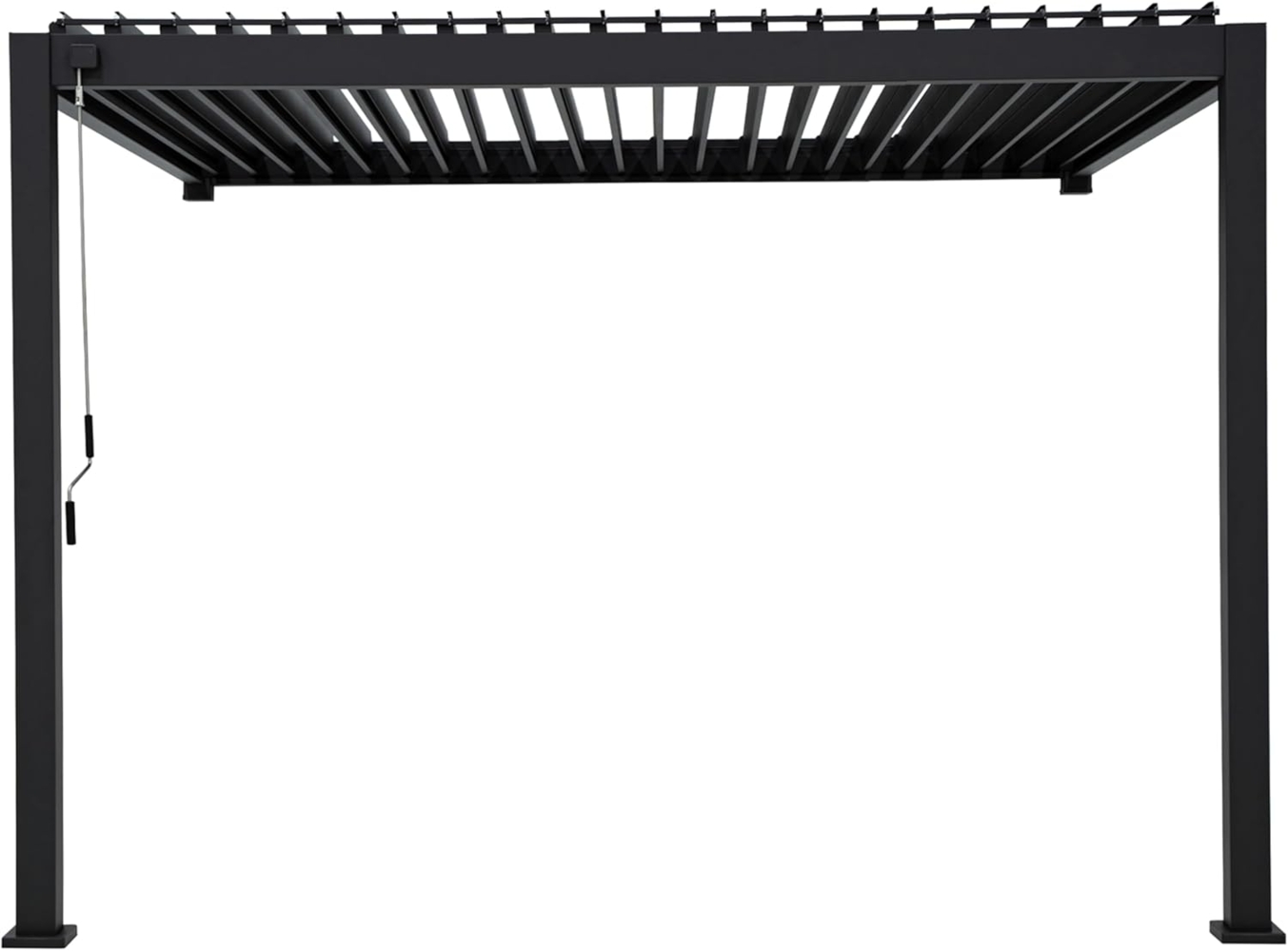 Mirador Classic 3x4 m Wandmontage Pergola, anthrazit Bild 1