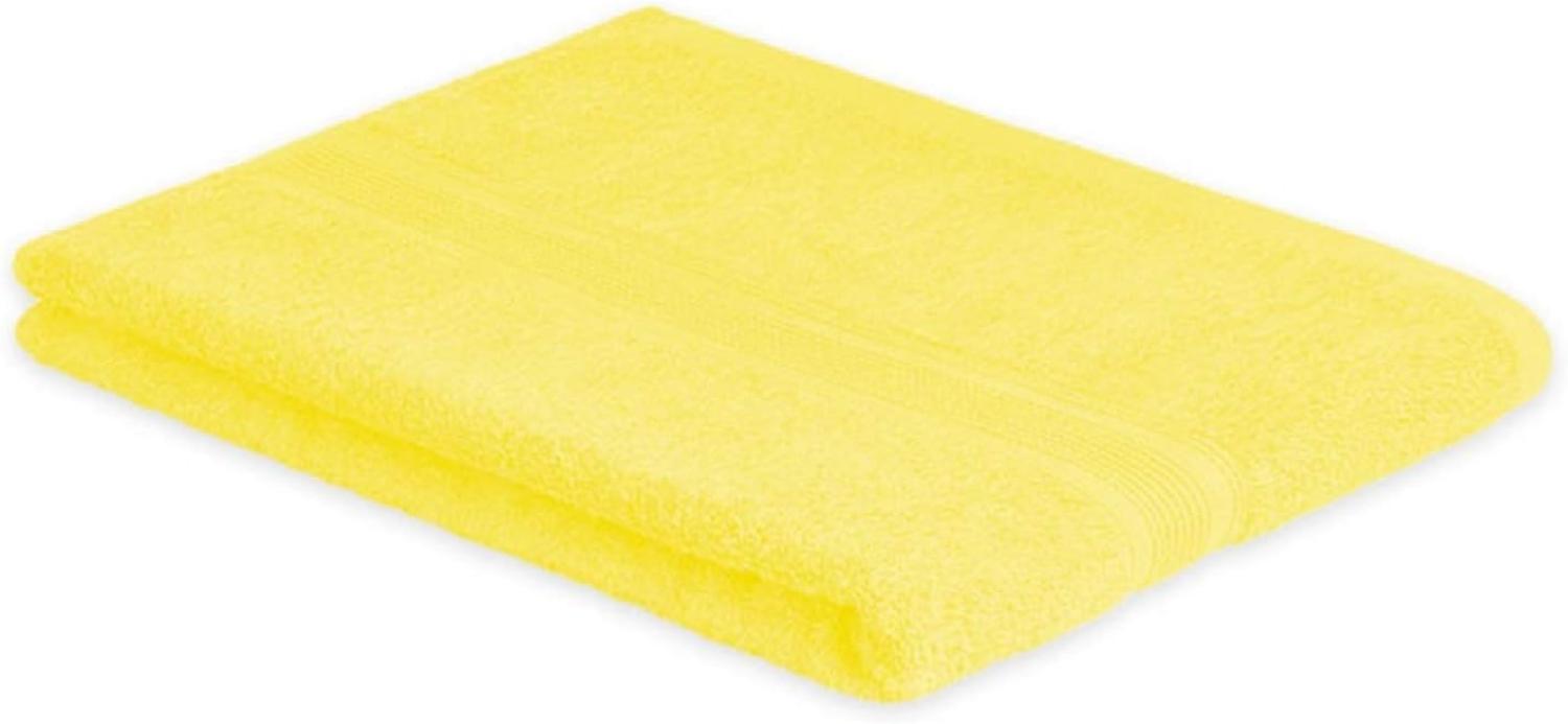 Exklusiv Heimtextil Duschtuch Frottier 500 g/m² 70 x 140 cm Gelb Bild 1