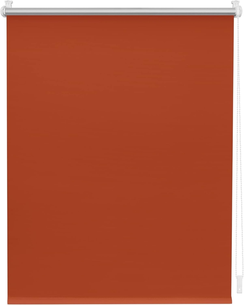 Lichtblick Thermo-Rollo Vancouver 120x150 cm (BxL) Terracotta Verdunkelnd & Thermofunktion; Klemm- und schraubbar; Energiesparend Bild 1