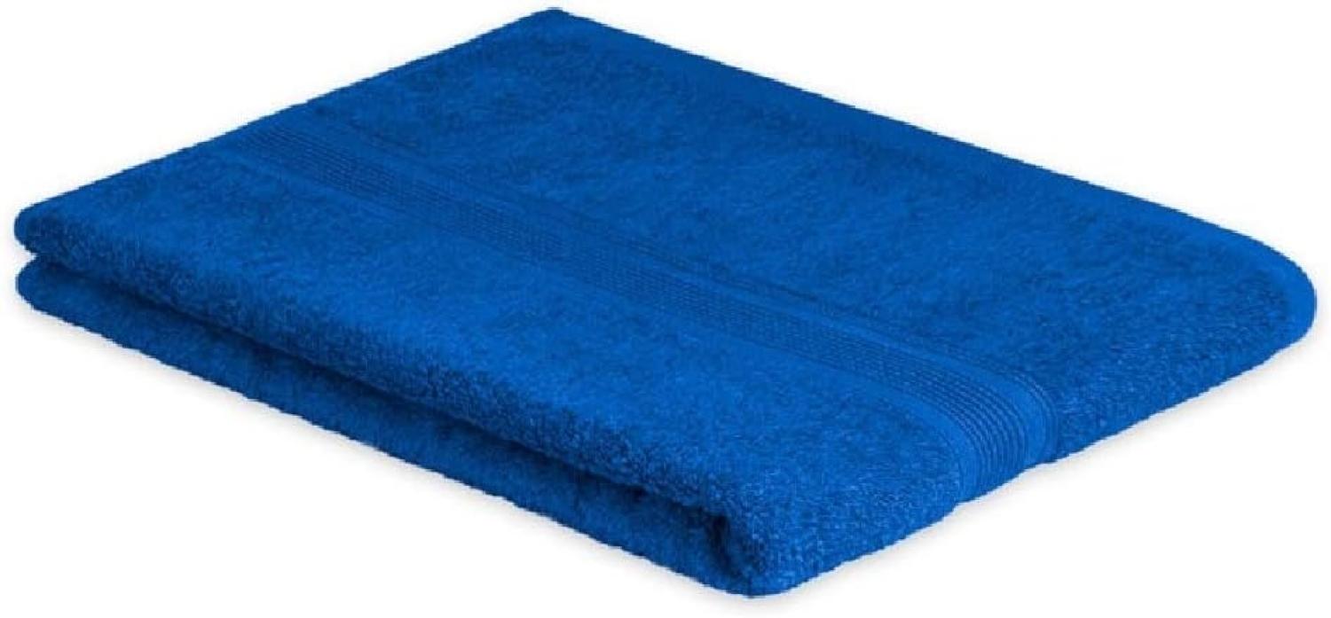 Exklusiv Heimtextil Duschtuch Frottier 500 g/m² 70 x 140 cm Royalblau Bild 1