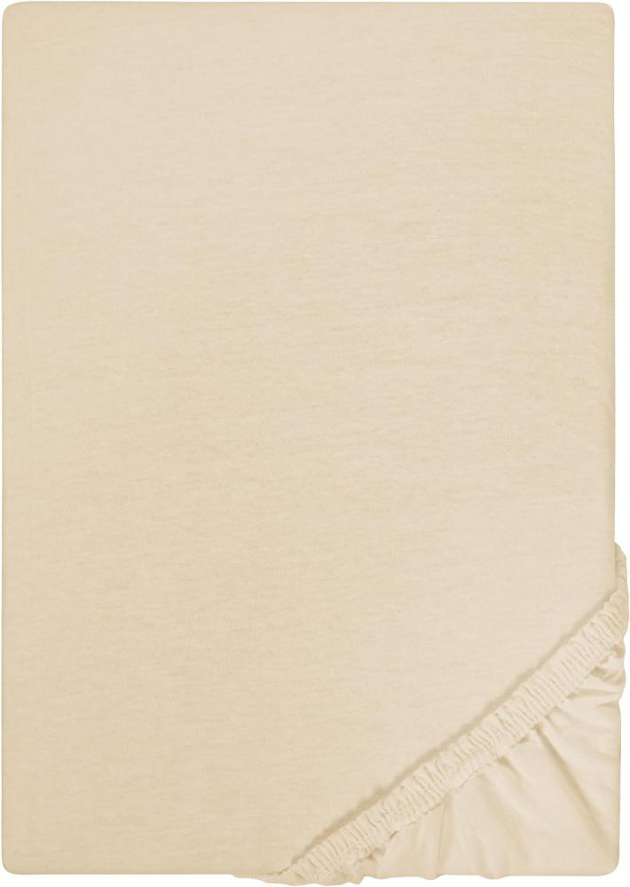 Castell Jersey-Stretch-Spannbetttuch, Kitt, 1x 180x200 cm - 200x200 cm, 180x200 cm Bild 1