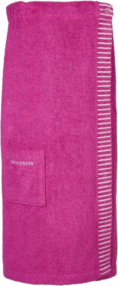 Schiesser 'Rom' Saunakilt, Baumwollfrottee pink, 36-44 Bild 1