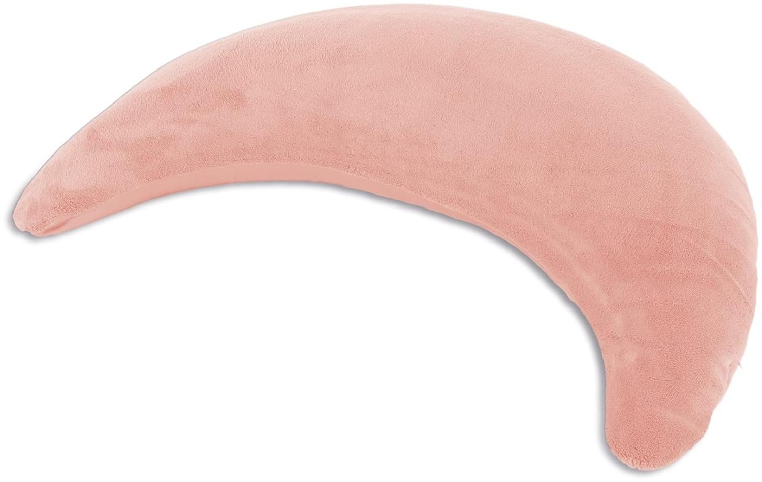 Theraline Plüschmond Mondkissen Stillkissen 140x27 cm Puderrosa Bild 1