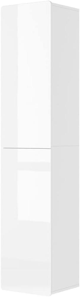 Vicco Hochschrank Badschrank Badezimmerschrank Izan Weiß Badmöbel 180x40 cm HGL Bild 1