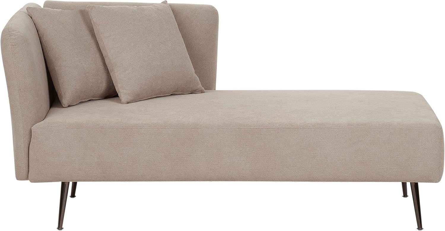 Chaiselongue Polsterbezug beige linksseitig RIOM Bild 1