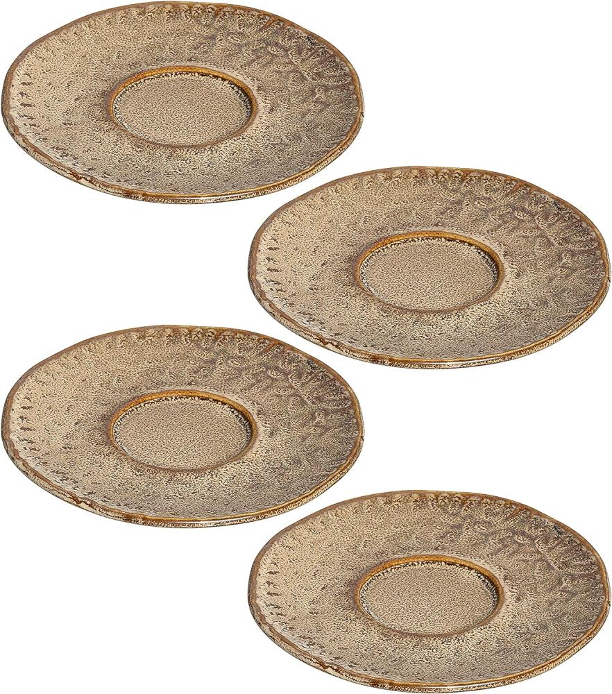 Leonardo MATERA Espressountertasse 11 cm beige 4er Set - A Bild 1