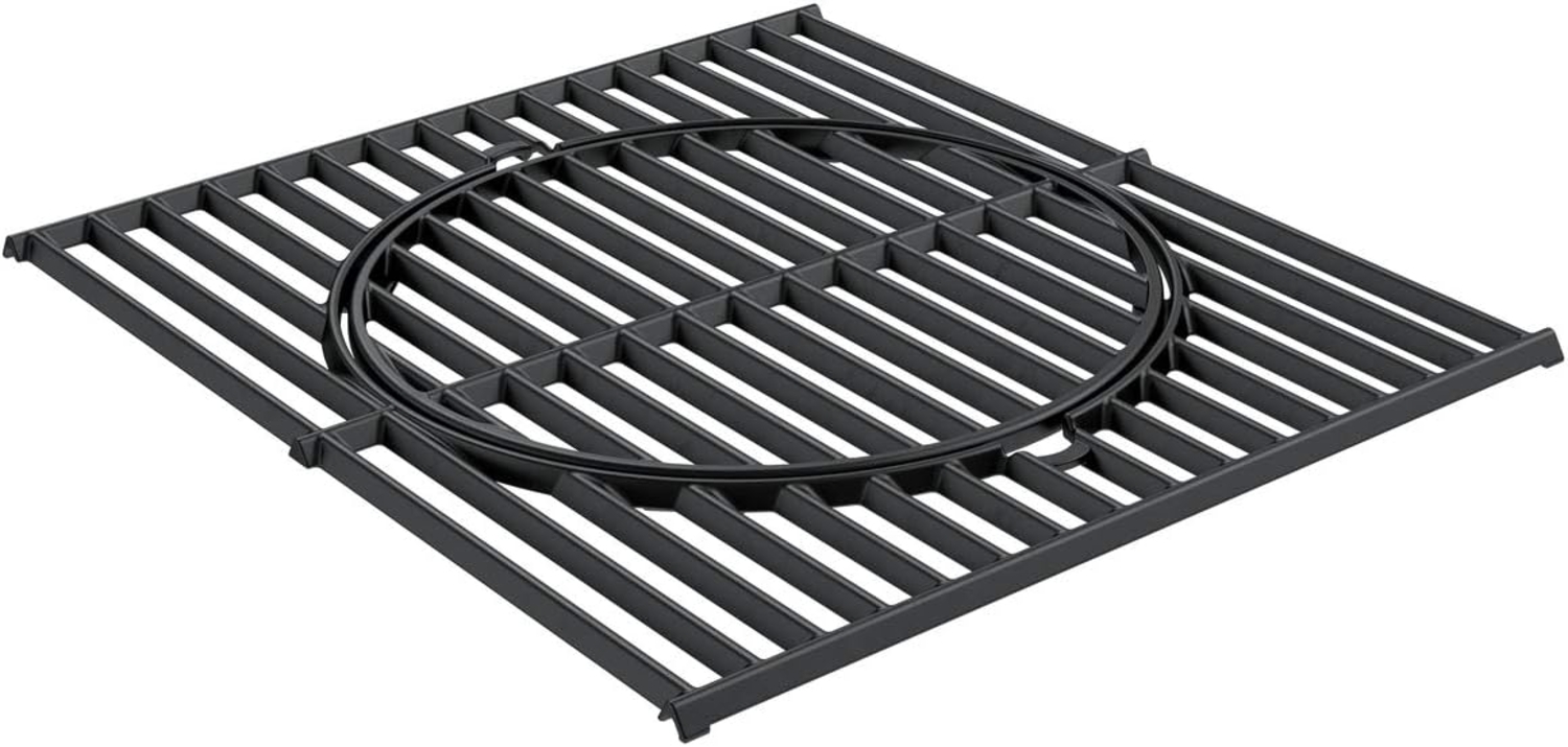 RÖSLE Grillrost 'Vario' für Videro G3 & G4, emailliertes Gusseisen, schwarz, 45 x 39,5 cm Bild 1