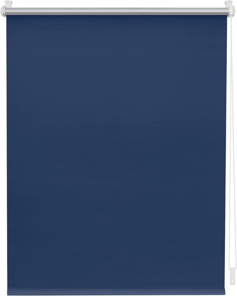 Lichtblick Sonnenschutzsysteme GmbH Thermo-Rollo Vancouver 100 cm x 150 cm (BxL) Blau Verdunkelnd & Thermofunktion; Klemm- und schraubbar; Energiesparend Bild 1