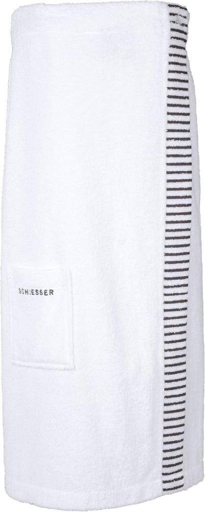 Schiesser 'Rom' Saunakilt, Baumwollfrottee weiß, 36-44 Bild 1