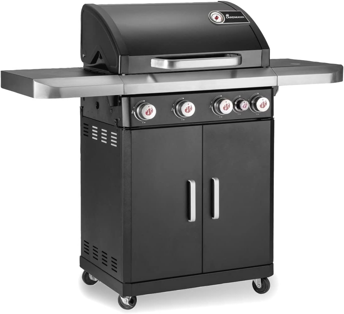 LANDMANN Gasgrill Rexon 4.1 cooK - schwarz Bild 1
