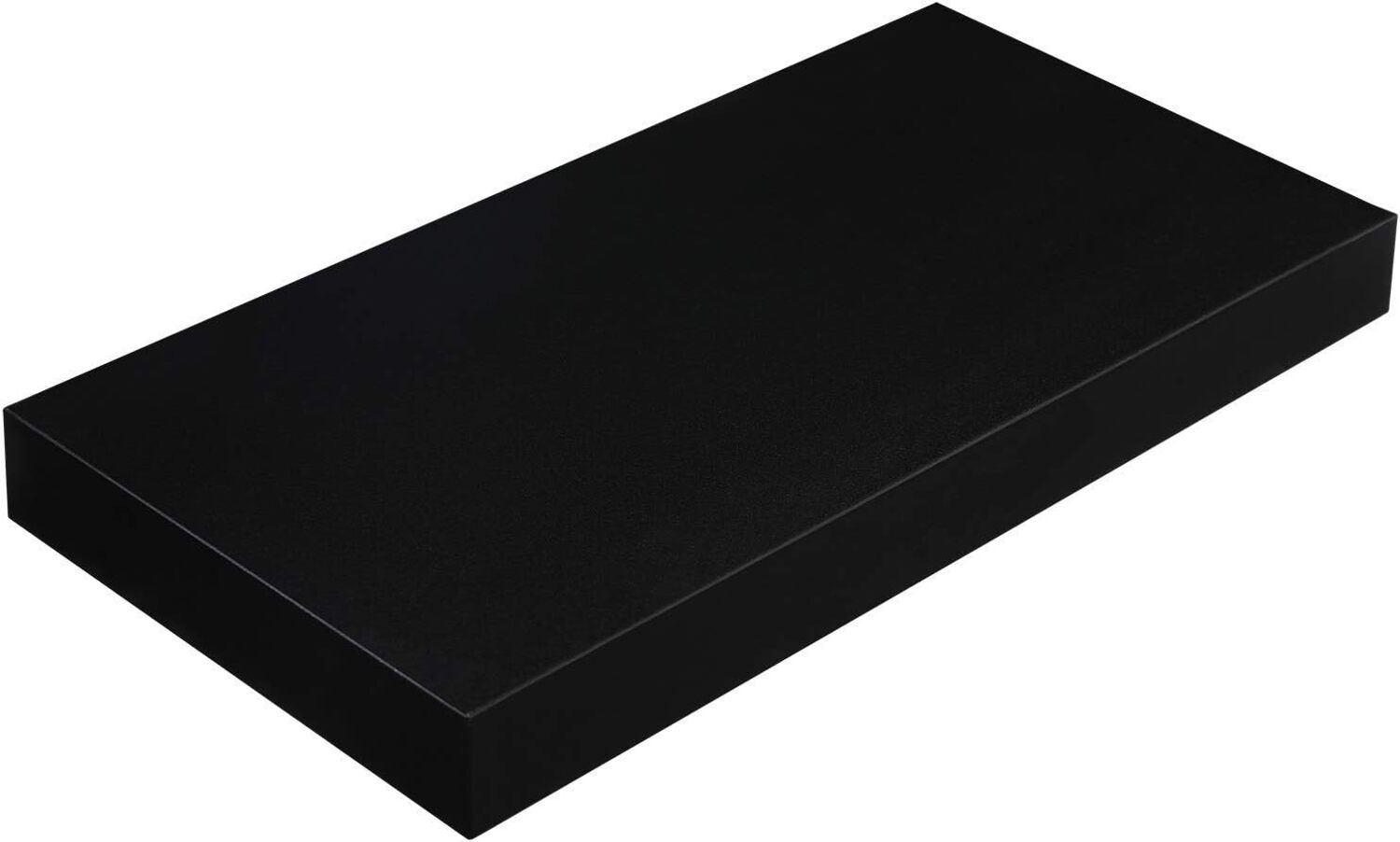 Vasagle 'LWS24BK' Wandregal, Metall/Holz schwarz, 40 x 20 x 3,8 cm Bild 1