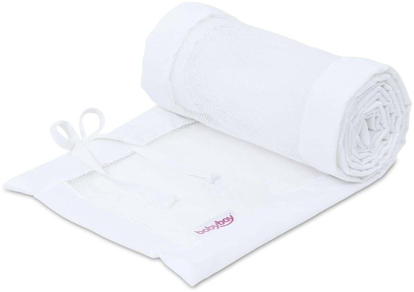 babybay Nestchen Mesh-Piqué passend für Modell Boxspring XXL, weiß Bild 1