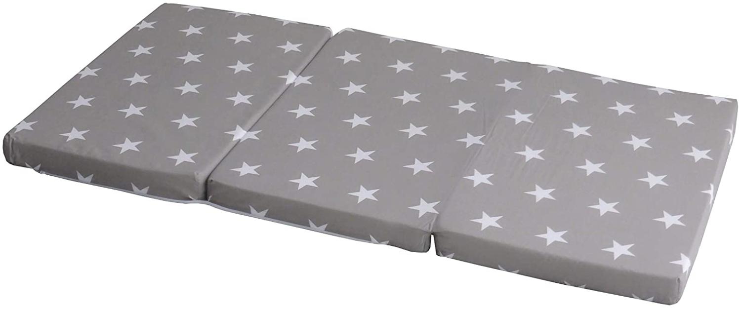 Roba 'Little Stars' Reisebettmatratze, grau, 60x120 cm Bild 1