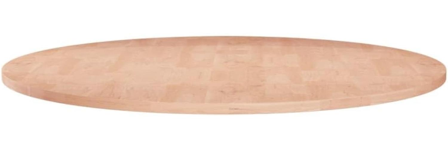 vidaXL Runde Tischplatte Ø70x1,5 cm Unbehandeltes Massivholz Eiche 342897 Bild 1