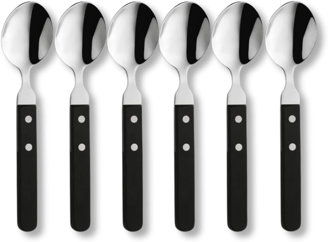 Amefa 'PIZZA' Menülöffel Set 6-teilig, Kunststoff schwarz, 19,4 cm Bild 1