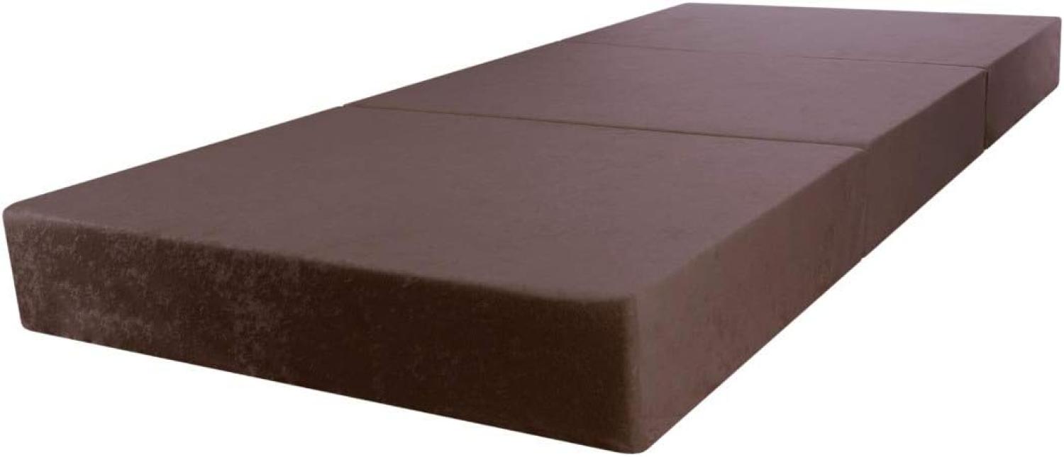 Stillerbursch Klappmatratze, Braun, 80x195 cm Bild 1