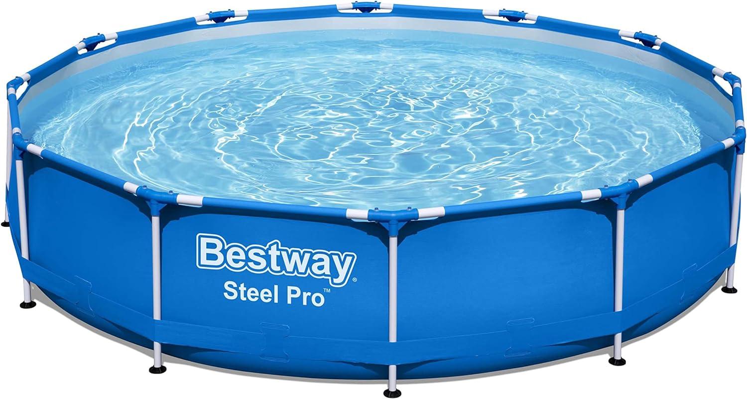 Bestway 'Steel Pro' Frame Pool, ohne Filterpumpe, Stahl / Kunststoff blau, Ø 366 x H 76 cm Bild 1