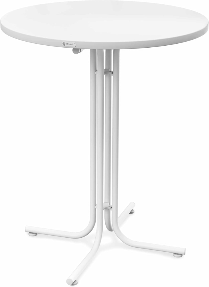 CASARIA® Stehtisch 80x110cm Weiß Bild 1