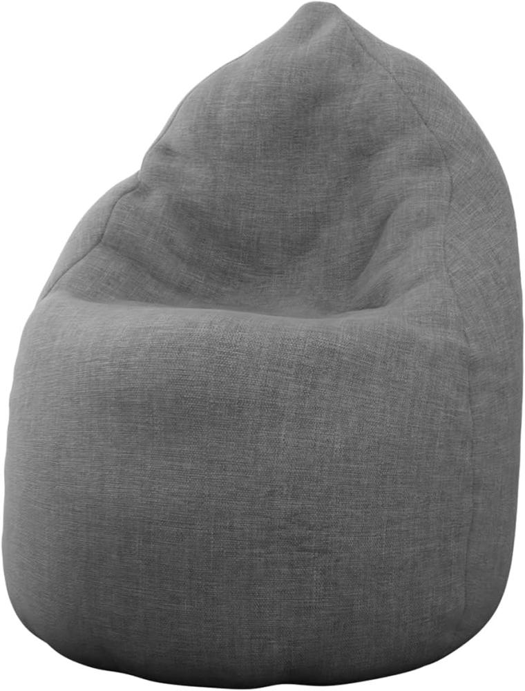 Mirjan24 'Mini' Sitzsack, Polyester grau, 120 Liter Bild 1