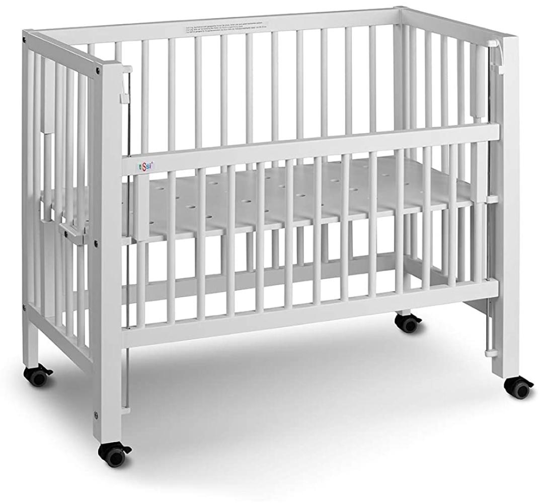 tiSsi 'MAXI BOXSPRING' Beistellbett, weiß, 90x50 cm Bild 1