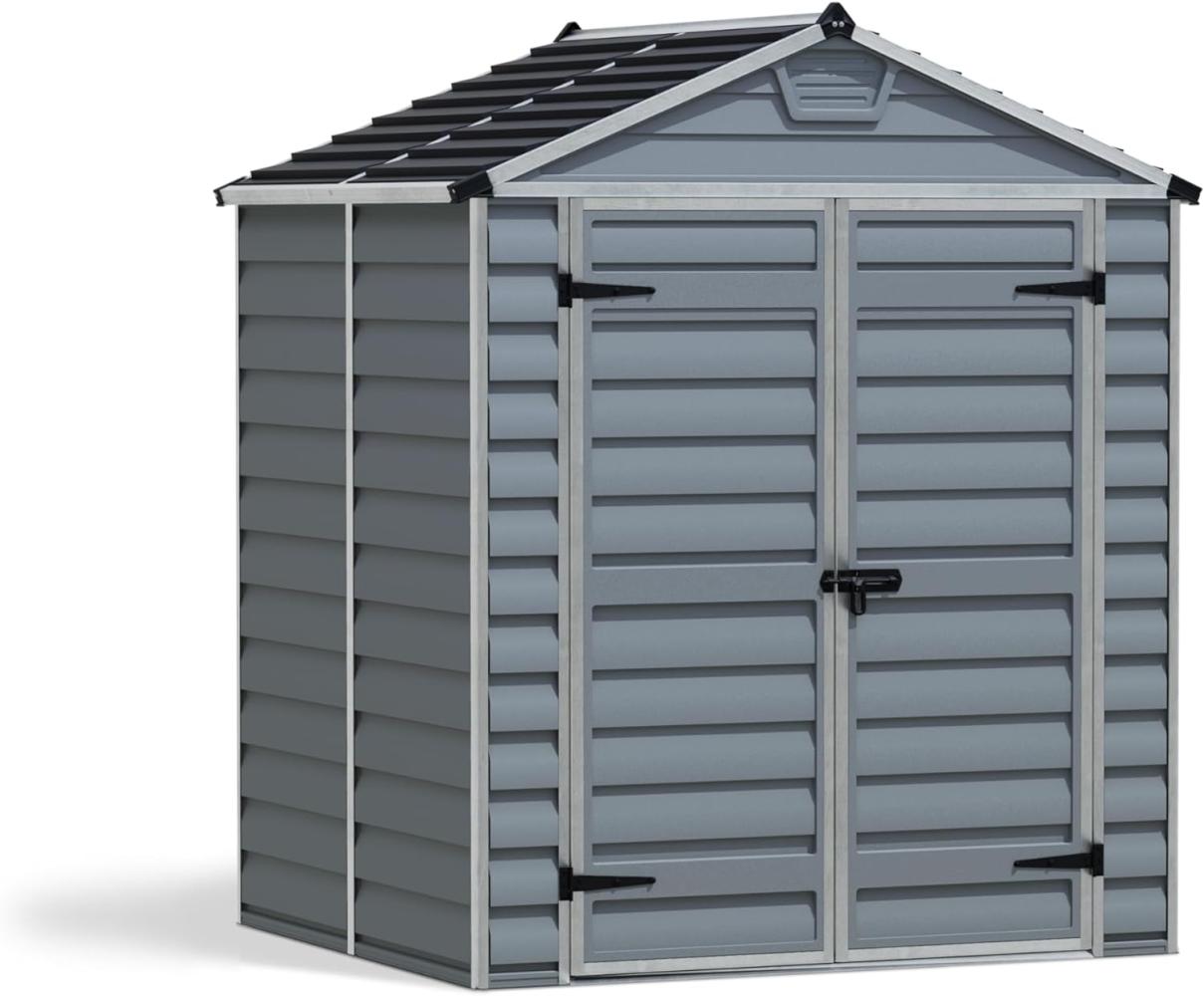 Palram - Canopia Kunststoff Gerätehaus Skylight 65 | Grau | 154 x 185 x 217 cm Bild 1