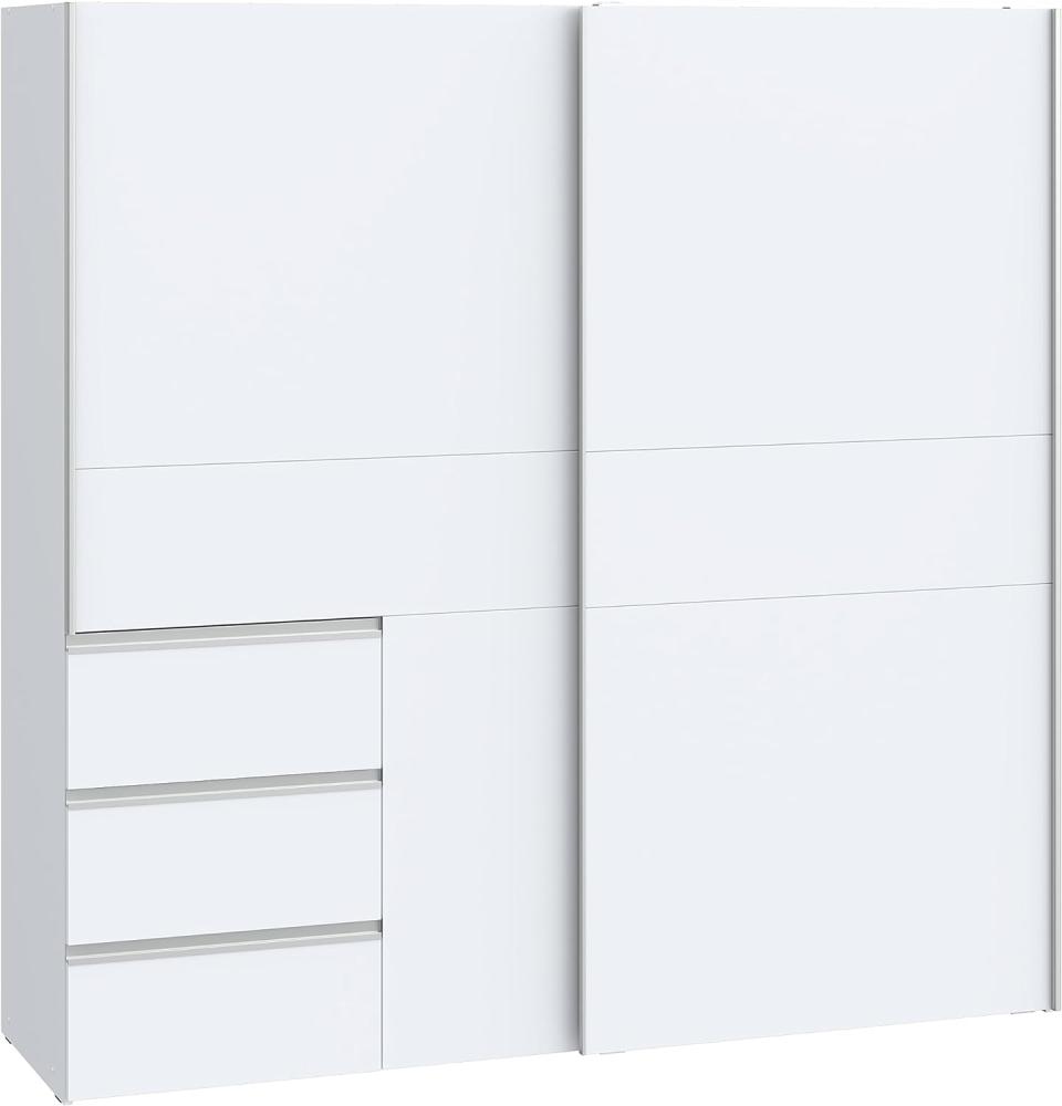 Forte 'Winn' Kleiderschrank, weiß, 200 cm Bild 1