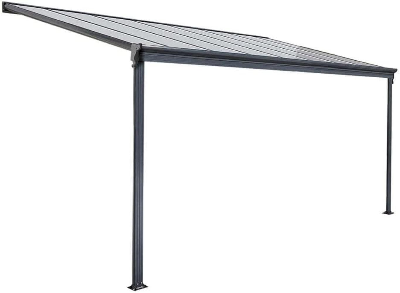 HOME DELUXE Terrassenüberdachung SOLIS - 312 x 303 x cm Grau Bild 1