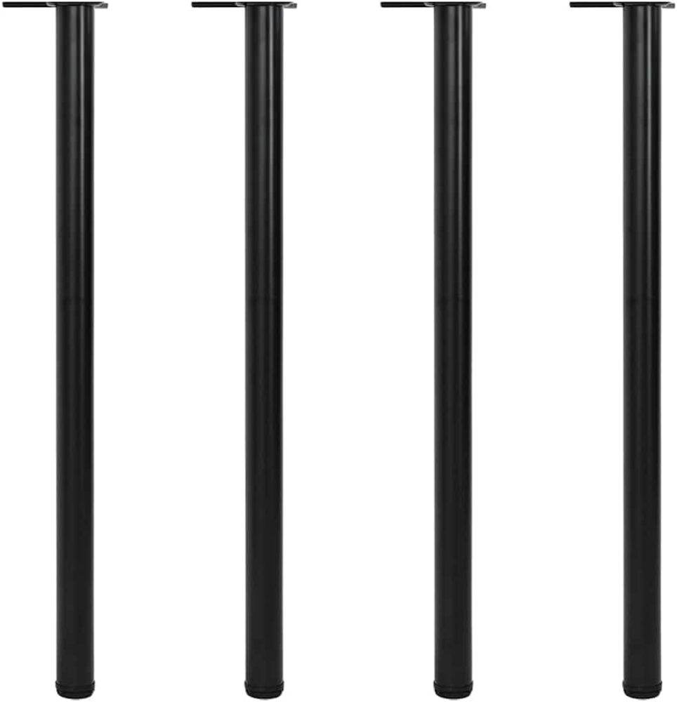 4 höhenverstellbare Tischbeine Schwarz 1100 mm 242141 Bild 1