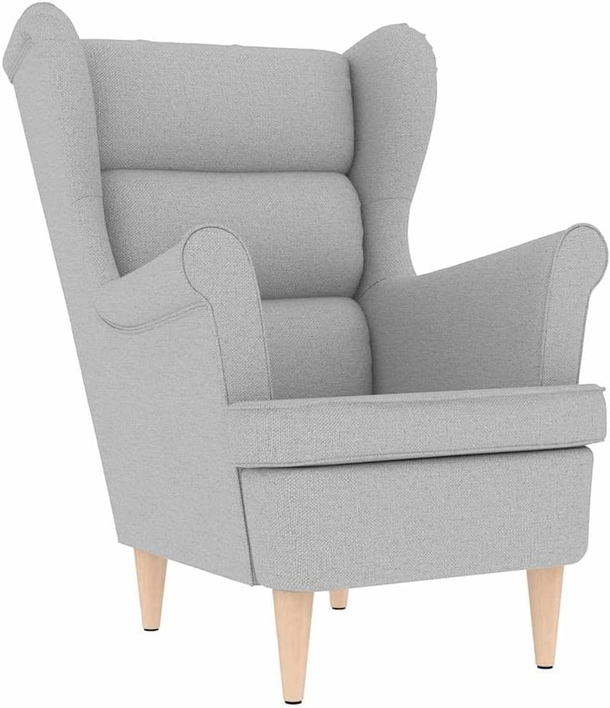 vidaXL Sessel Wolkengrau 74x84x100 cm Stoff 4016905 Bild 1