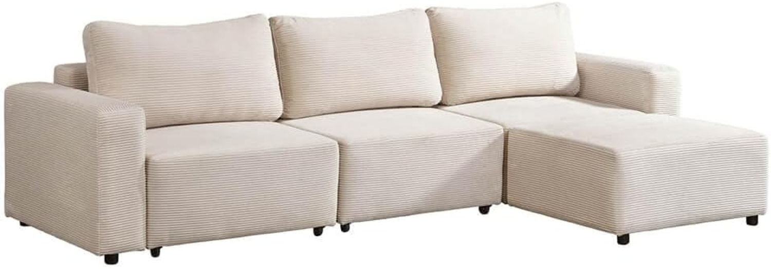 HOME DELUXE Modulares Schlafsofa VINA Beige - 295 x 168 cm Bild 1