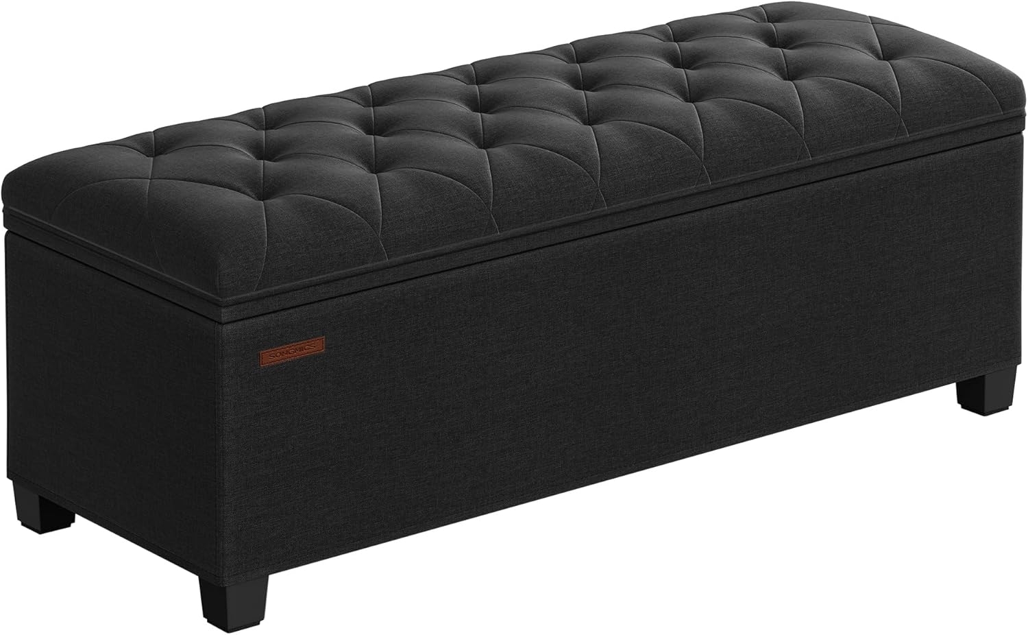 SONGMICS Sitzbank mit Stauraum Sitztruhe Aufbewahrungsbox faltbar gepolstert Bild 1
