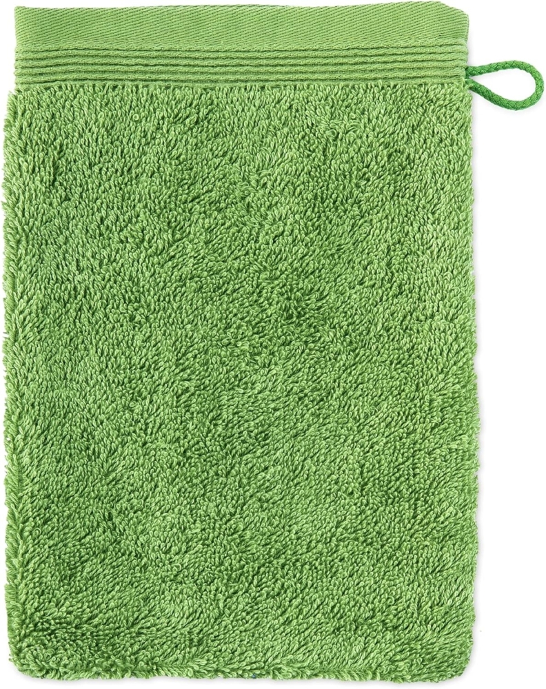 möve Superwuschel Waschhandschuh 20x15 cm aus 100% Baumwolle, peridot Bild 1