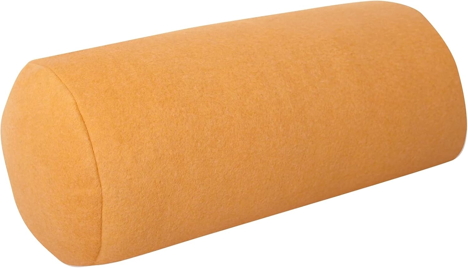 Dr. Berger Velours-Fleece Nackenrolle Senfgelb 40 x 16 cm Bild 1
