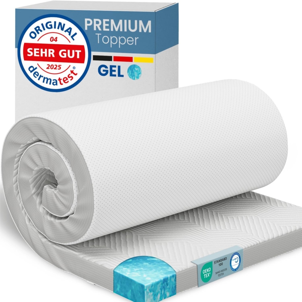 ELONEO Gel Topper Matratzenauflage 140 x 200 x 5 cm Bild 1
