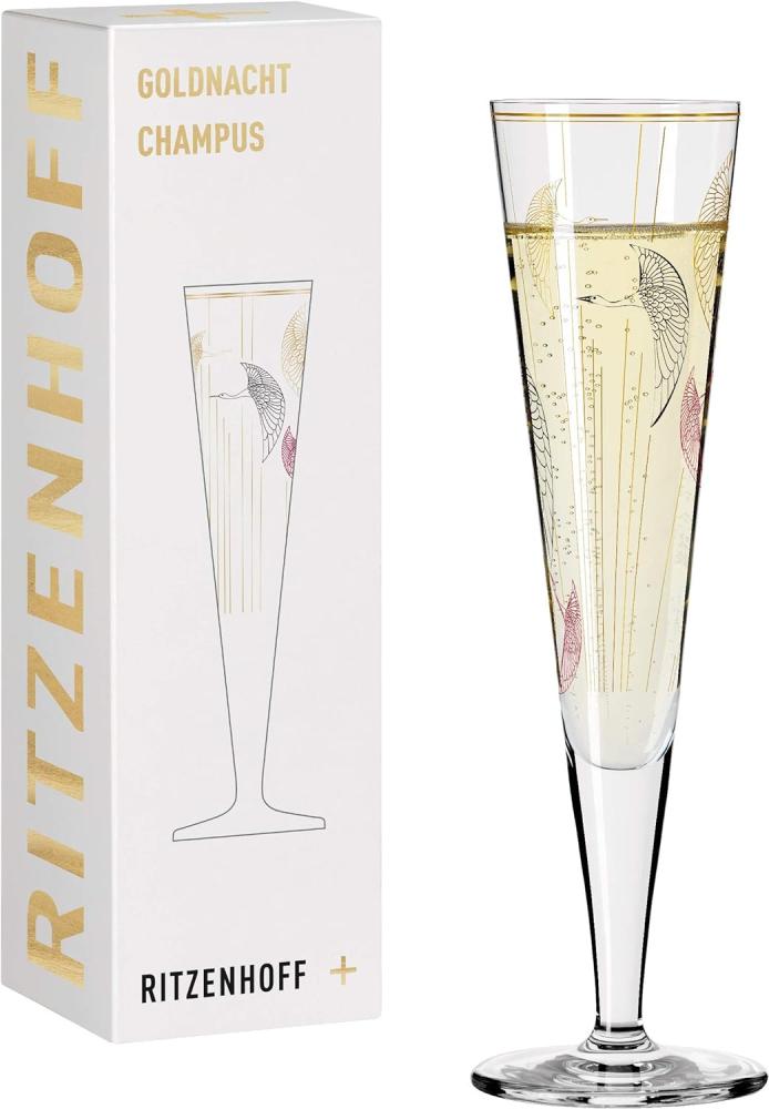 Ritzenhoff 1071018 Champagnerglas #18 GOLDNACHT Concetta Lorenzo 2021 Bild 1