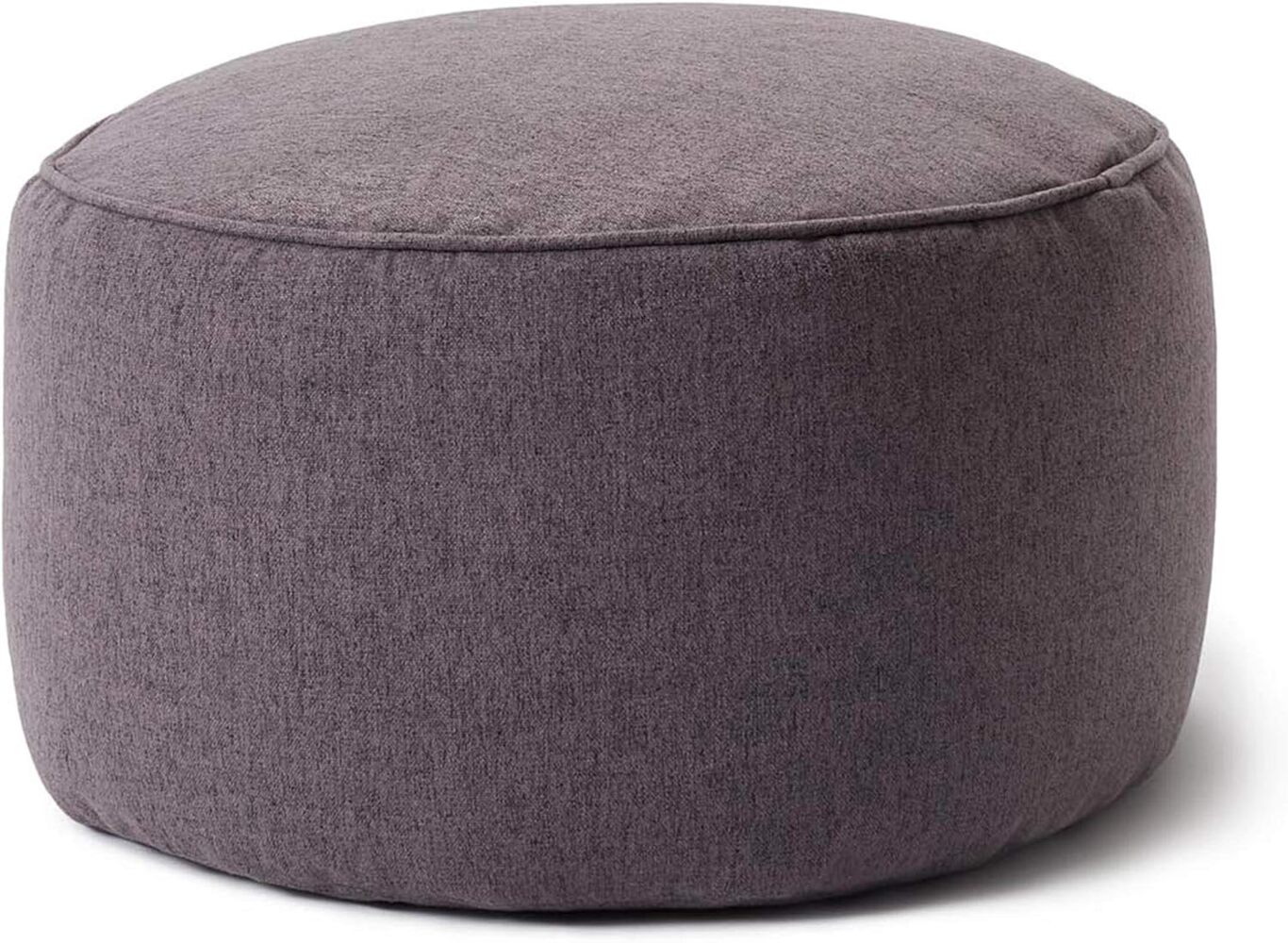 Lumaland 'Comfort Line' Sitzsack-Hocker, Indoor, Polyester dunkelgrau, 45 x 45 x 25 cm, 50 l Bild 1