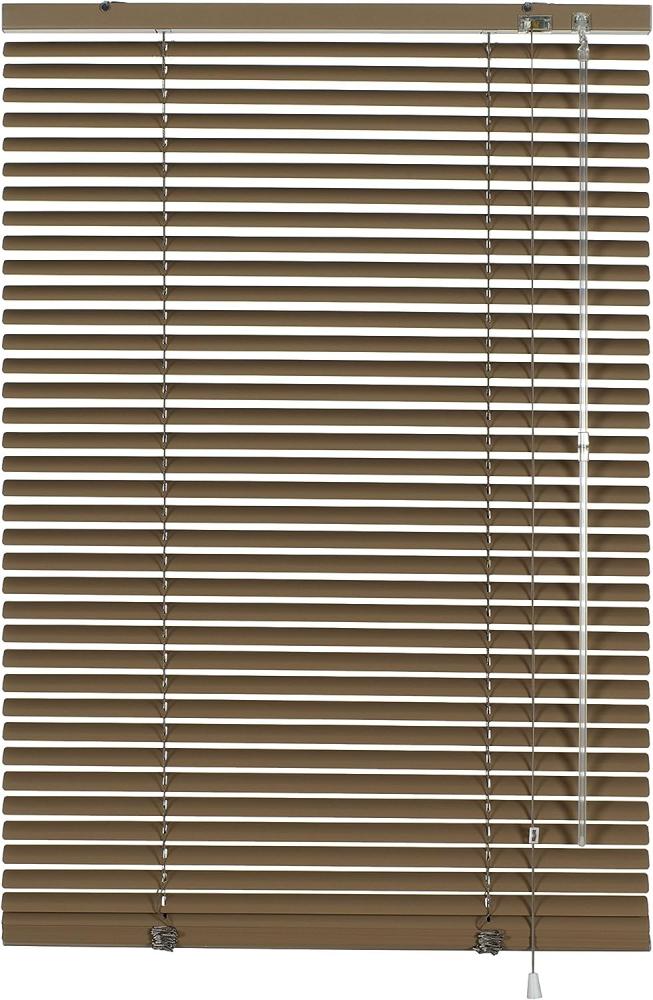 GARDINIA Alu-Jalousie, Sicht, 25 mm, Mocca, 175x80 cm Bild 1
