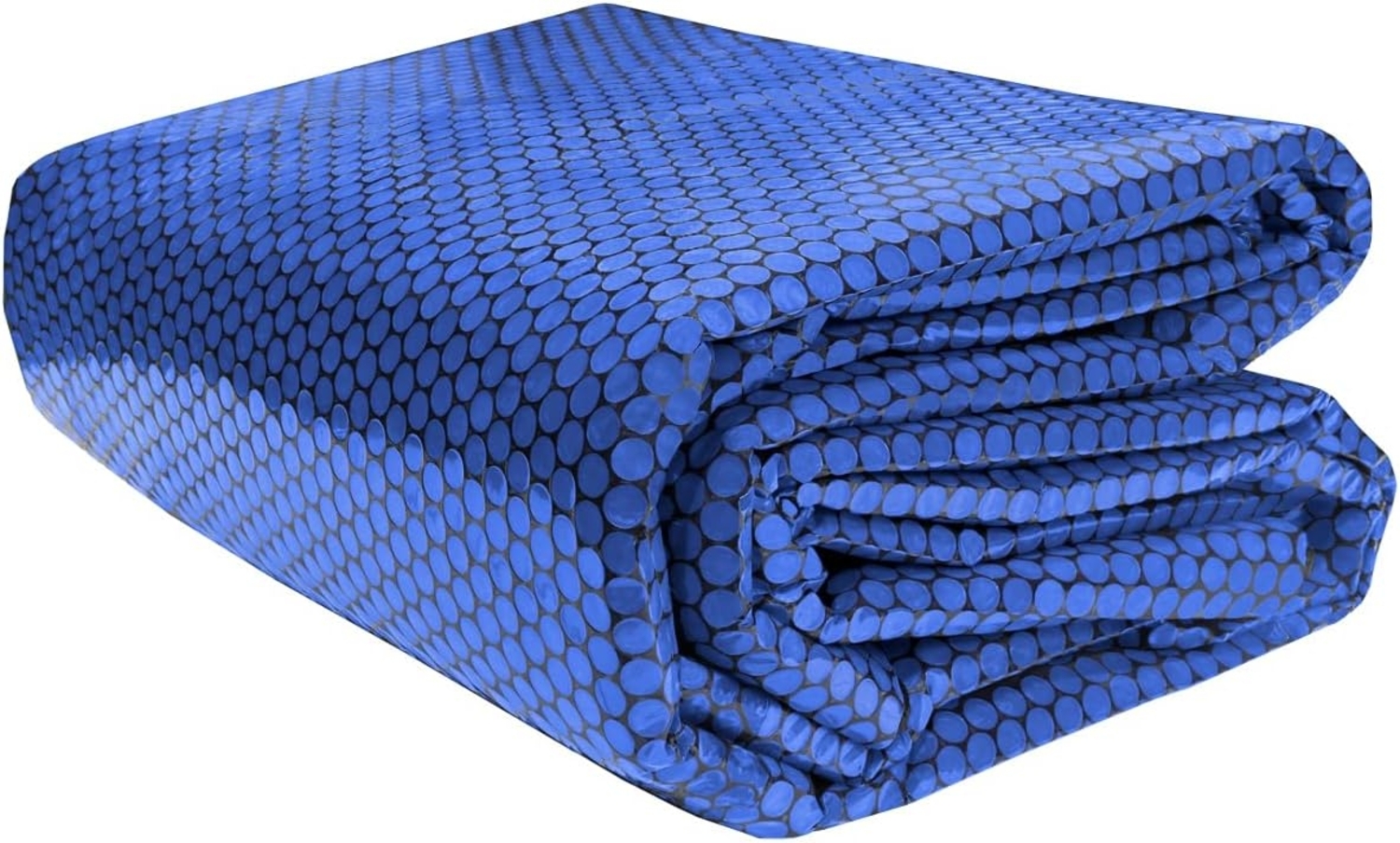 Poolpanda Pool Solarfolie Ø 488 cm Elite rund | 400 my | schwarz/blau | 15 mm Luftblasen Bild 1