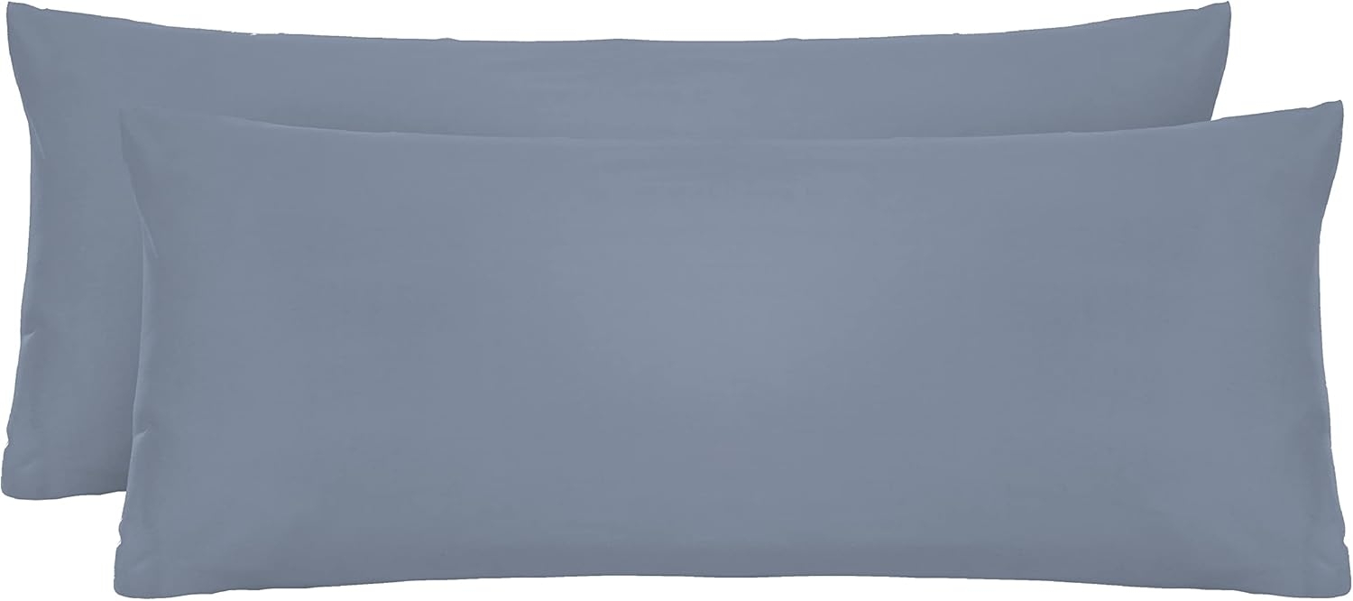 biberna Feinjersey-Kopfkissenbezug 0077144, blau, 2x 40x80cm Bild 1