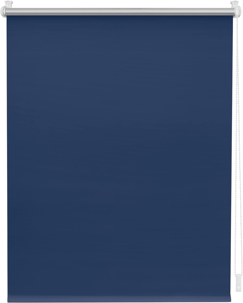 Lichtblick Sonnenschutzsysteme GmbH Thermo-Rollo Vancouver 85 cm x 150 cm (BxL) Blau Verdunkelnd & Thermofunktion; Klemm- und schraubbar; Energiesparend Bild 1