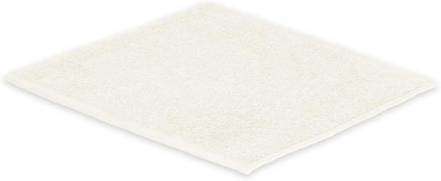 Exklusiv Heimtextil Seiftuch Frottier 500 g/m² 30 x 30 cm Naturweiß Bild 1