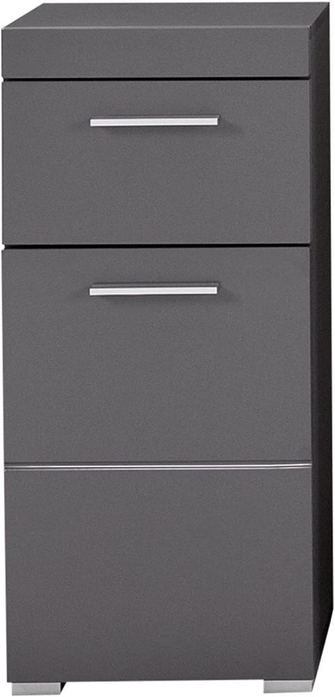 Trendteam 'Amanda' Midischrank, Holz, 79 x 31 x 37 cm, Grau Bild 1