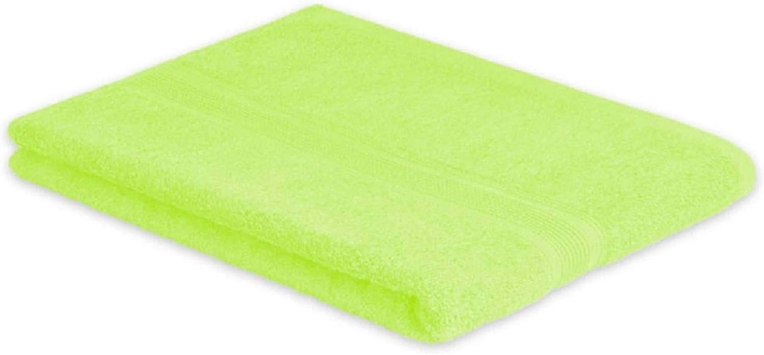 Exklusiv Heimtextil Duschtuch Frottier 500 g/m² 70 x 140 cm Apfelgrün Bild 1