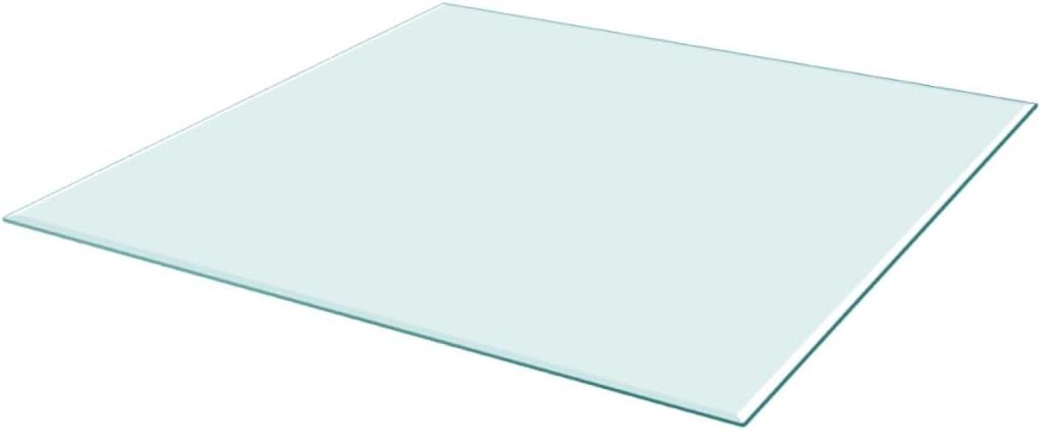 vidaXL Tischplatte aus gehärtetem Glas quadratisch 700x700 mm 243631 Bild 1