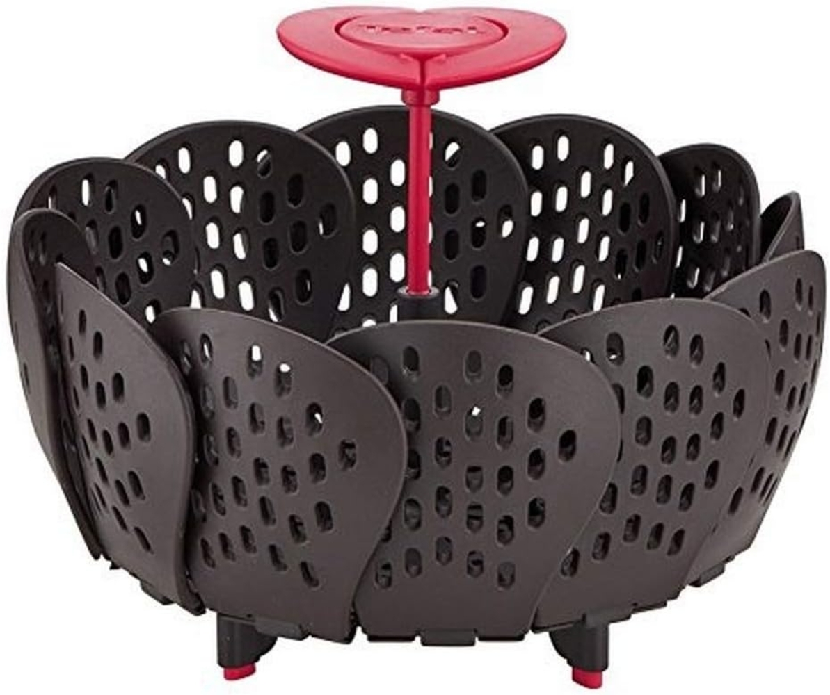 Tefal Ingenio K20716 Gareinsatz | Schonendes Dampfgaren von Gemüse | Großes Fassungsvermögen | Kunststoff | Schwarz, 26x15. 2x9. 3 cm Bild 1